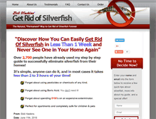 Tablet Screenshot of getridofsilverfish.com